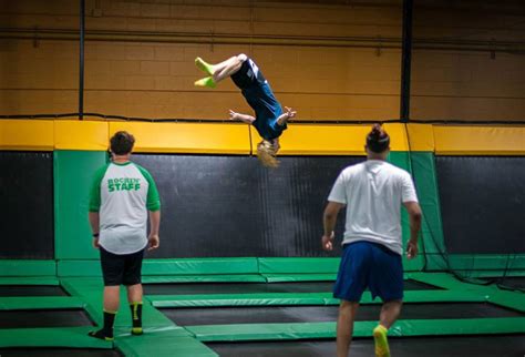 The kind of play that makes us jump, dodge, flip, sweat, bounce, and laugh. . Rockin jump trampoline park wayne photos
